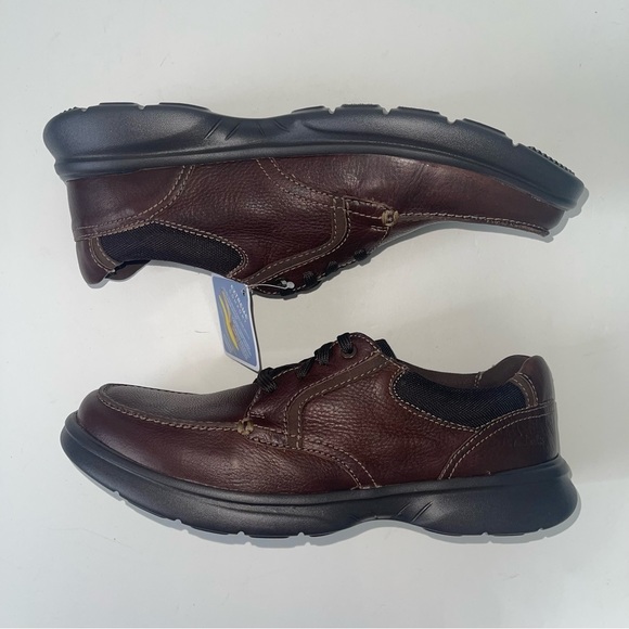 Clarks Mens Bradley Vibe Moc Toe Sneaker In Tan Tumble - New In Box -Reemoly - Picture 13 of 16